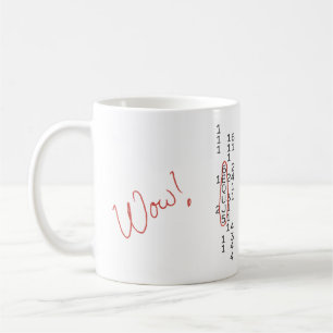 Mug Message de SETI de signal de wow