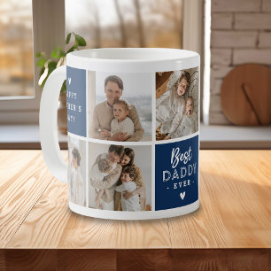 Mug Message 'Meilleur Papa du Monde' Collage personnal