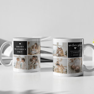 Mug Message 'Meilleure Maman du Monde' Collage personn