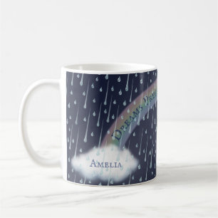 Mug Message personnalisé Arche arc en ciel et nuages b