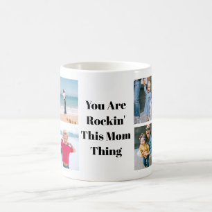 Mug Messages et photos personnalisés de Rockin' Mom
