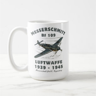 Mug Messerschmitt Bf 109 Luftwaffe de la WWII