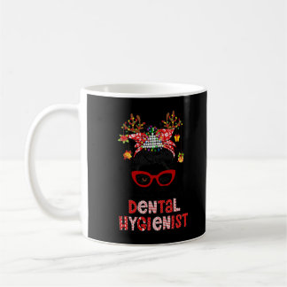Mug Messy Bun- Arbre de Noël- Père Noël Favori Dental