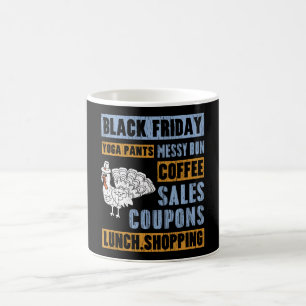 Mug Messy Bun Black Friday Thanksgiving Yoga Pants