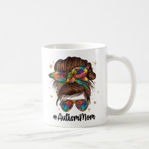 Mug Messy Bun Fier Autisme Maman