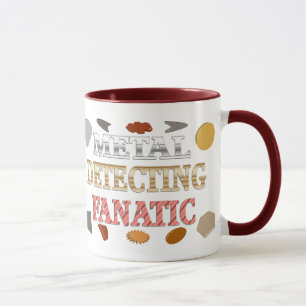 Mug Métal détectant le fanatique
