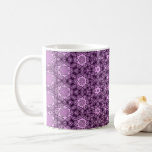 Mug Métamorphose Lilac et violet motif complexe