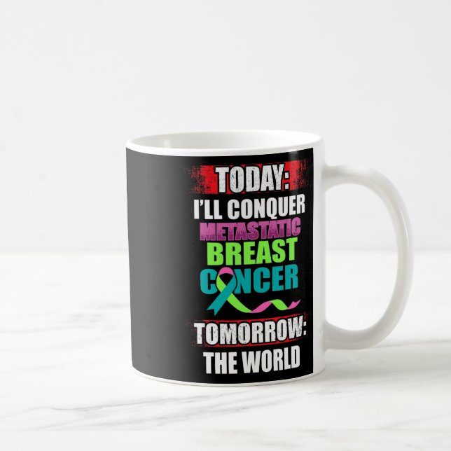 Mug Metastatic Cancer du sein Sensibilisation Beat War (Droite)