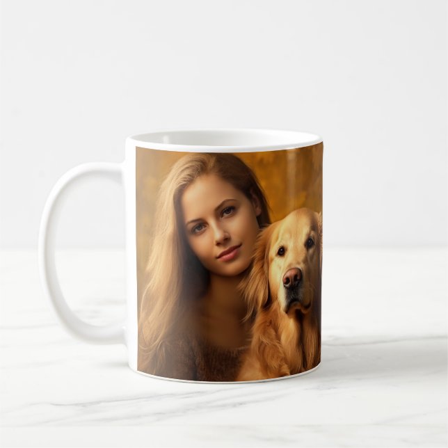 Mug Mete golden retriever Meilleur Chien Maman Jamais  (Gauche)