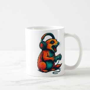Mug Mete Meerkat Contrôleur de jeu vidéo Amusant Gamer