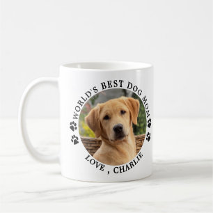 Mug Mete World's Meilleur Chien Maman Empreintes de pa