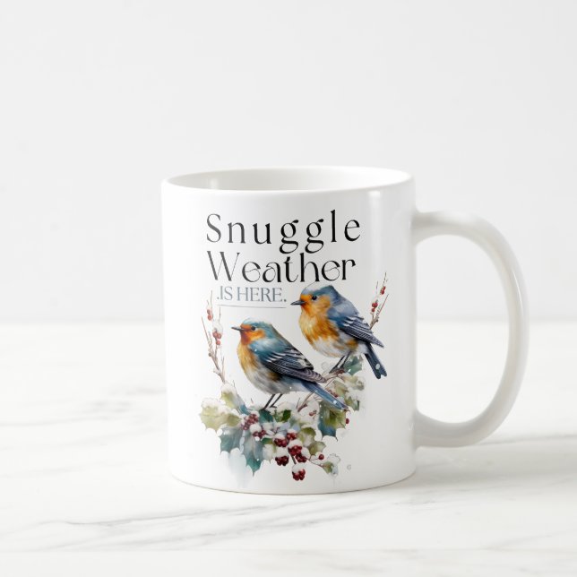Mug Météo à museau mignon est ici/Oiseaux (Droite)
