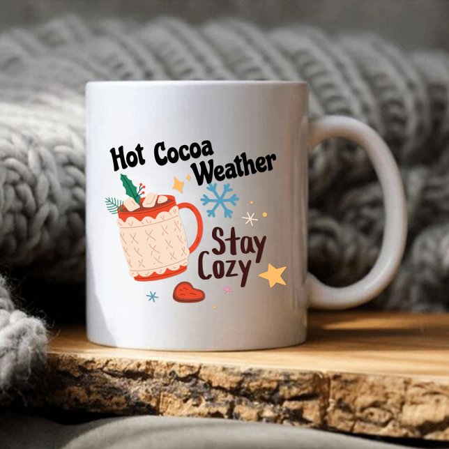 Mug Météo pour le cacao chaud - Restez confortable (Créateur téléchargé)