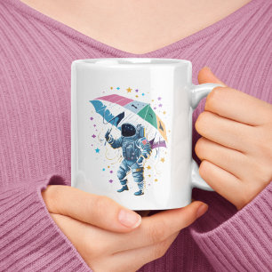 Mug Météo spatiale Tempête de l'astronaute Abstraite