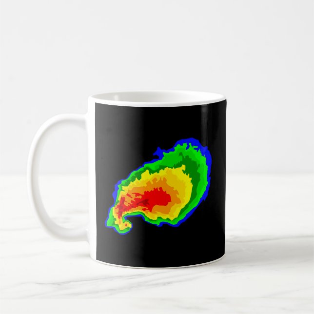 Mug Météorologue Chasse tempêtes Cumulonimbus Twisting (Gauche)