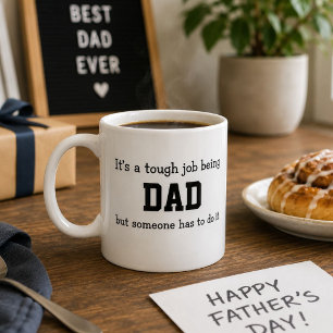Mug Métier difficile étant Papa Cadeau drôle de Fête d