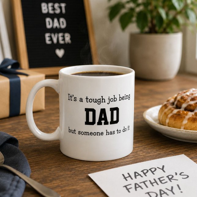 Mug Métier difficile étant Papa Cadeau drôle de Fête d (Créateur téléchargé)