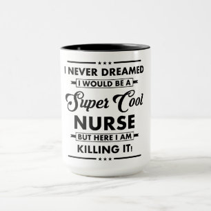 Mug Métier/Profession de Super Infirmière Très Drôle