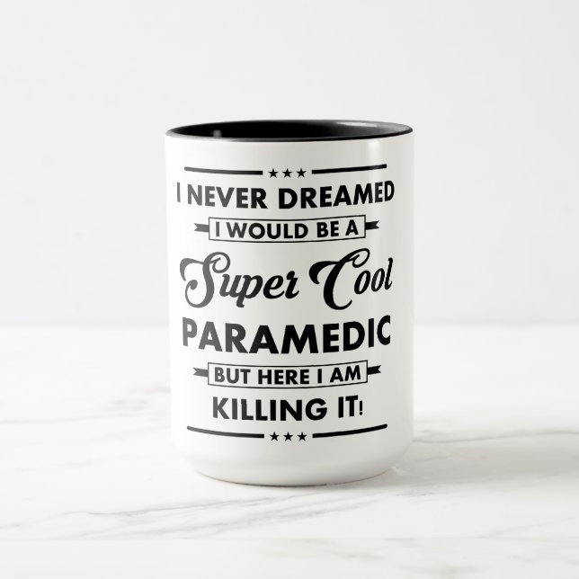 Mug Métier/Profession drôle Super infirmier secouriste (Centre)