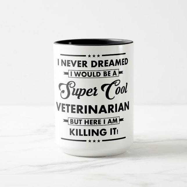 Mug Métier/Profession Drôle Super Médecin Cool (Centre)
