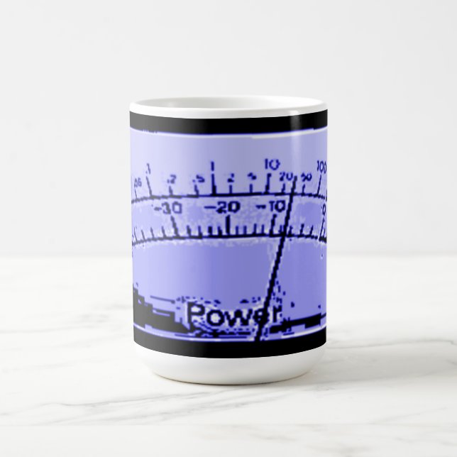 Mug Mètre abstrait de vu (Centre)