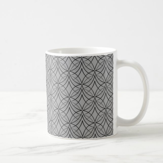 Mug Metro Retro, gris clair (Droite)