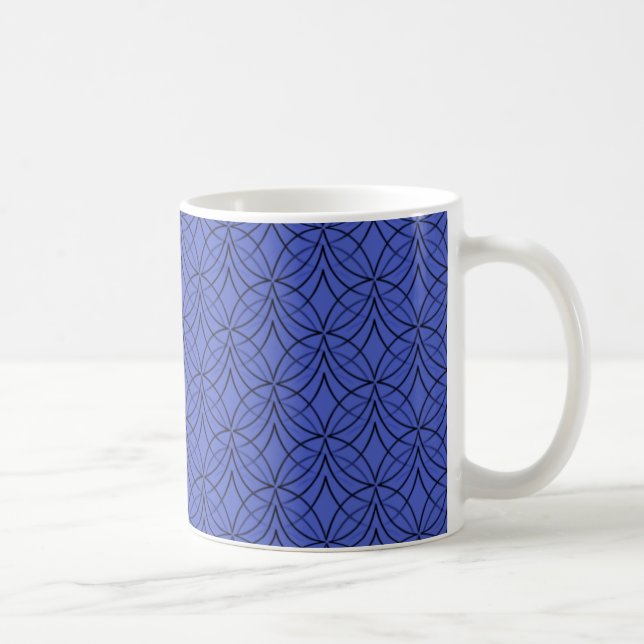 Mug Métro Retro Mug, Royal Blue (Droite)