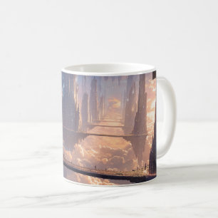 Mug Métropole flottante dans les nuages