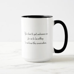 Mug Mettez vos sous-vêtements sur (la tasse)