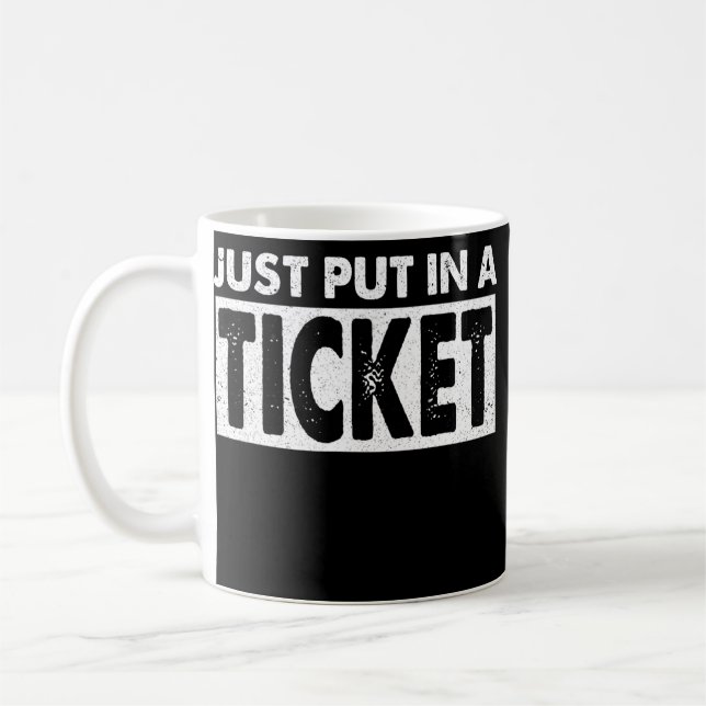 Mug Mettez-vous dans un billet Drôle ingénieur du supp (Gauche)
