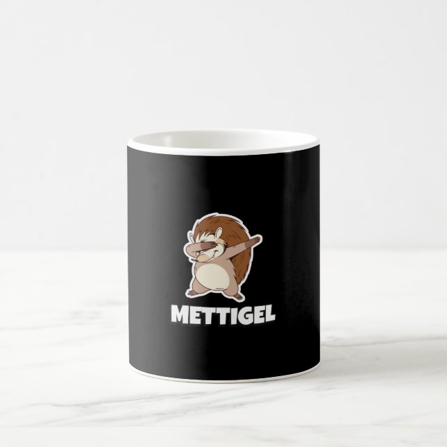 Mug Mettigel Funny Mett Hedgehog Say T-Shirt (Centre)