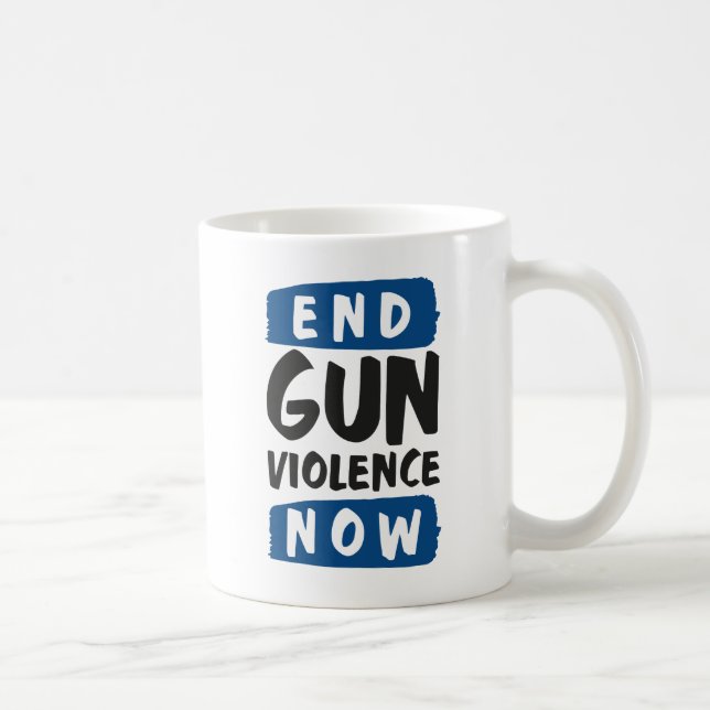 Mug Mettre fin à la violence armée (Droite)