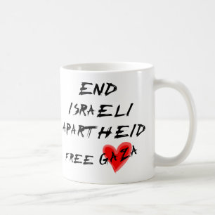 Mug Mettre fin à l'apartheid israélien Libérer Gaza