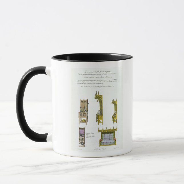 Mug Meubles français et bourguignons du 15ème siècle, (Gauche)