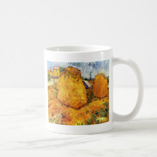 Mug Meules de foin en Provence par Van Gogh.