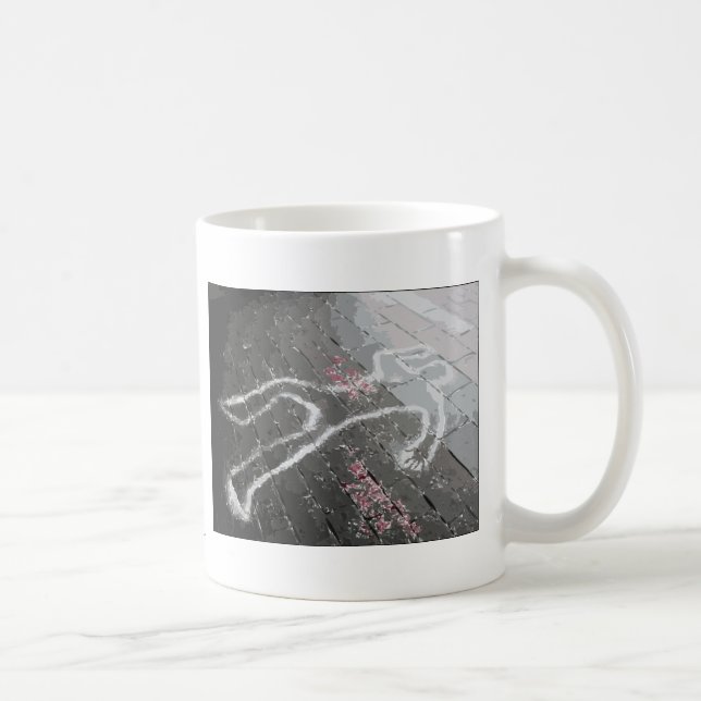 Mug Meurtre autour d'ici récemment (Droite)