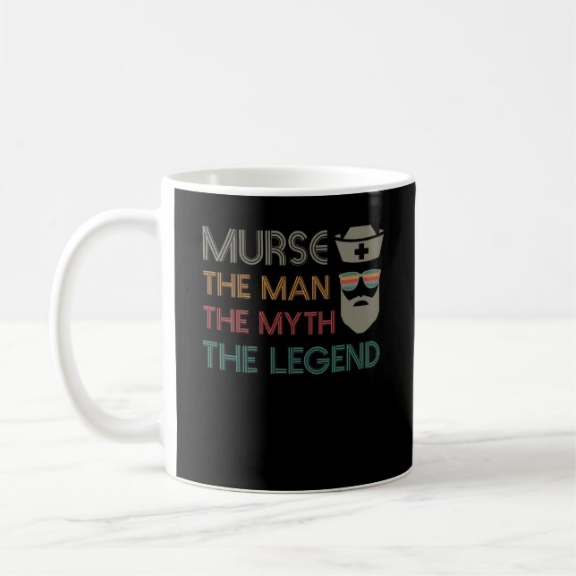 Mug Meurtre drôle Homme Infirmière RN LPN CNA (Gauche)