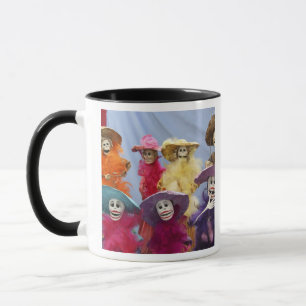 Mug Mexique. Catrinas squelettiques, figures célébra