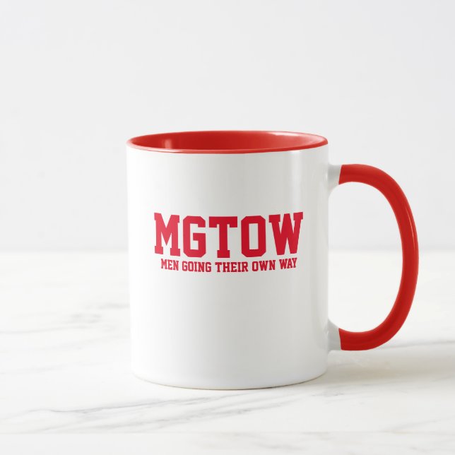 Mug MGTOW - Les Hommes Partent À Leur Propre Voie (Droite)