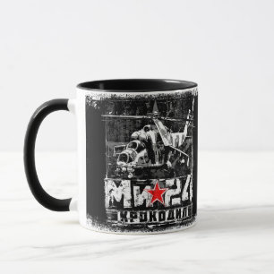 Mug Mi-24 gros hélicoptère soviétique
