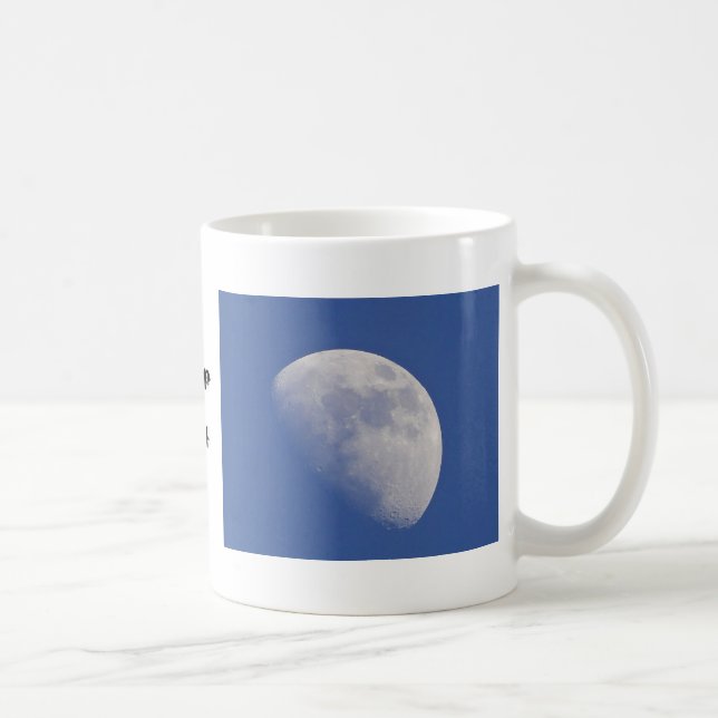 Mug mi-lune avec le texte : "bien dormir" (Droite)