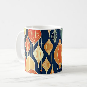 Mug Mi-Siècle Atomique gouttes Ochre Moderne Rétro