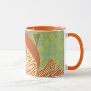 Mug Mi-siècle moderne géométrique