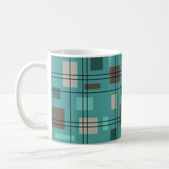 Mug Mi-siècle moderne géométrique 8 (Gauche)