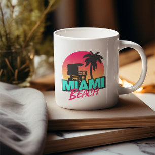Mug Miami Beach Travel Vintage