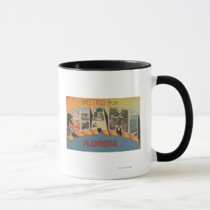 Mug Miami, lettre ScenesMiami, FL de FloridaLarge