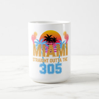 Mug Miami tout droit sorti du 305 Vintage Sunset Neon