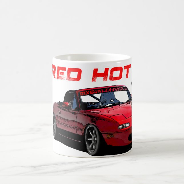 Mug Miata MX-5 d'un rouge ardent (Centre)