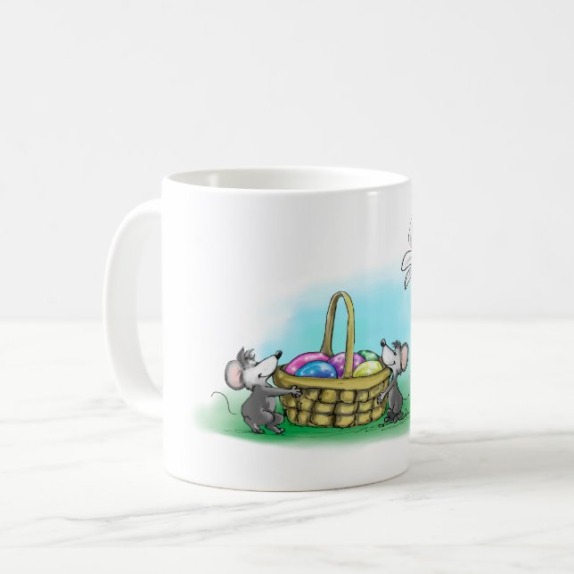 Mug Mic, Mac et Moe's Happy Easter (Devant gauche)