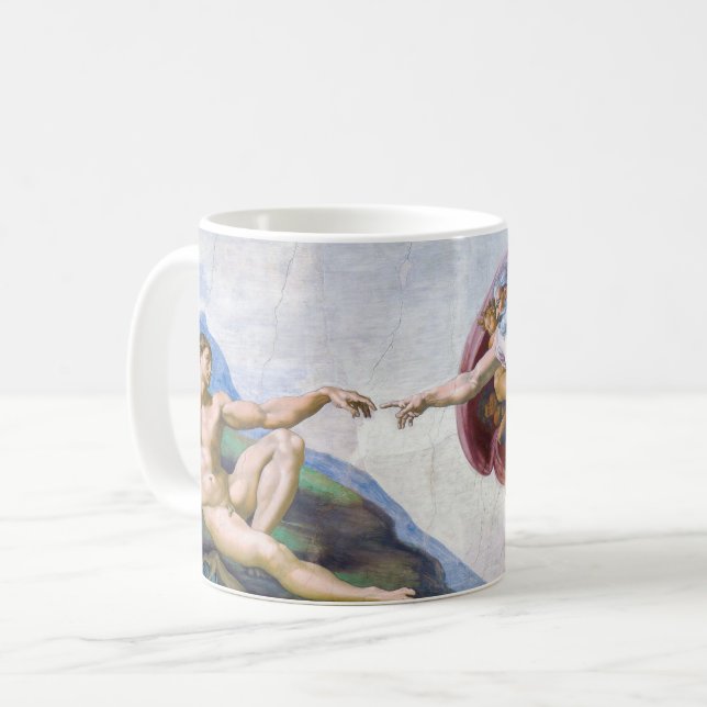 Mug Michelangelo - Création d'Adam Isolé (Devant gauche)